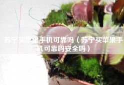 苏宁买苹果手机可靠吗（苏宁买苹果手机可靠吗安全吗）