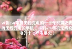 5W到65W手机无线充电的十一年发展史支持无线充电的手机「5W到65W手机无线充电的十一年发展史」